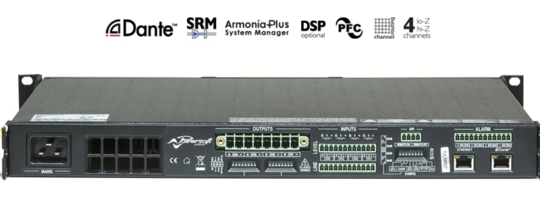 POWERSOFT QUATTROCANALI 2404 Amplificateur de Puissance 4 x 600